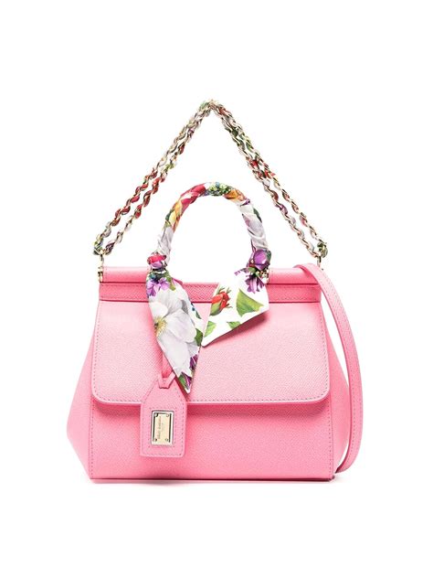 Borsa Dolce & Gabbana Sicily in pelle bianca .